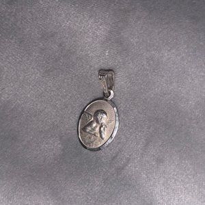 925 silver cherub pendent